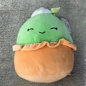 Squishmallows Green and Orange Stuffed Animal